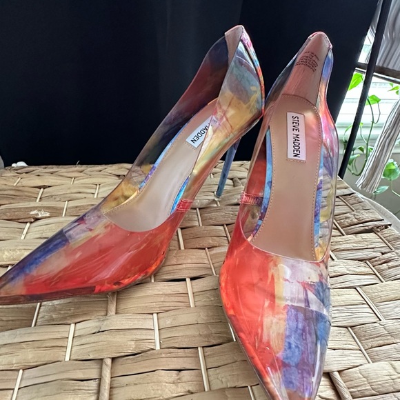 Steve Madden Shoes - Steve Madden Colorful Abstract Women's Heels